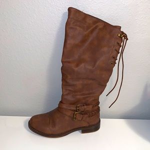 CUTE TALL BROWN BOOTS